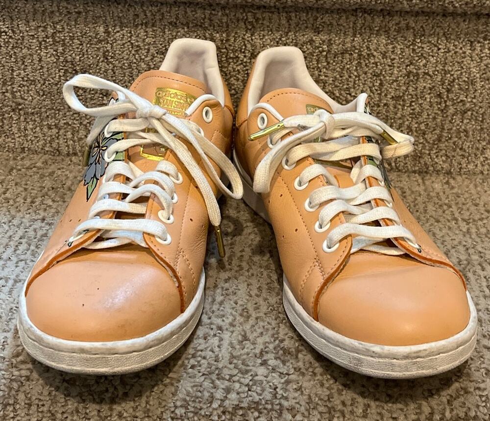 Adidas Stan Smith floral Womens 10